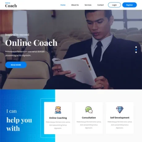 Free Coaching WordPress Theme
