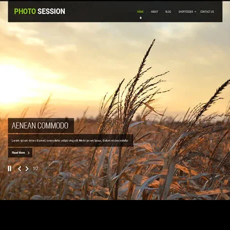 Free Photographer WordPress Theme