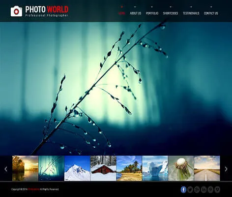 Free Photography WordPress Themes