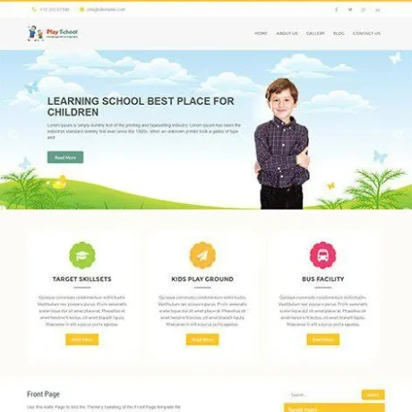 Free Education WordPress Theme