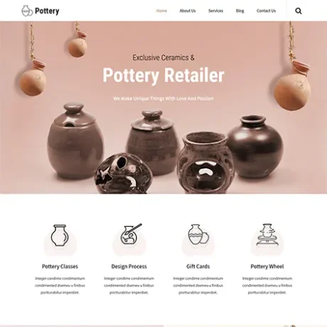 Free Ceramic WordPress Theme