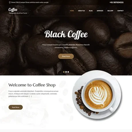 Free Coffeehouse WordPress Theme