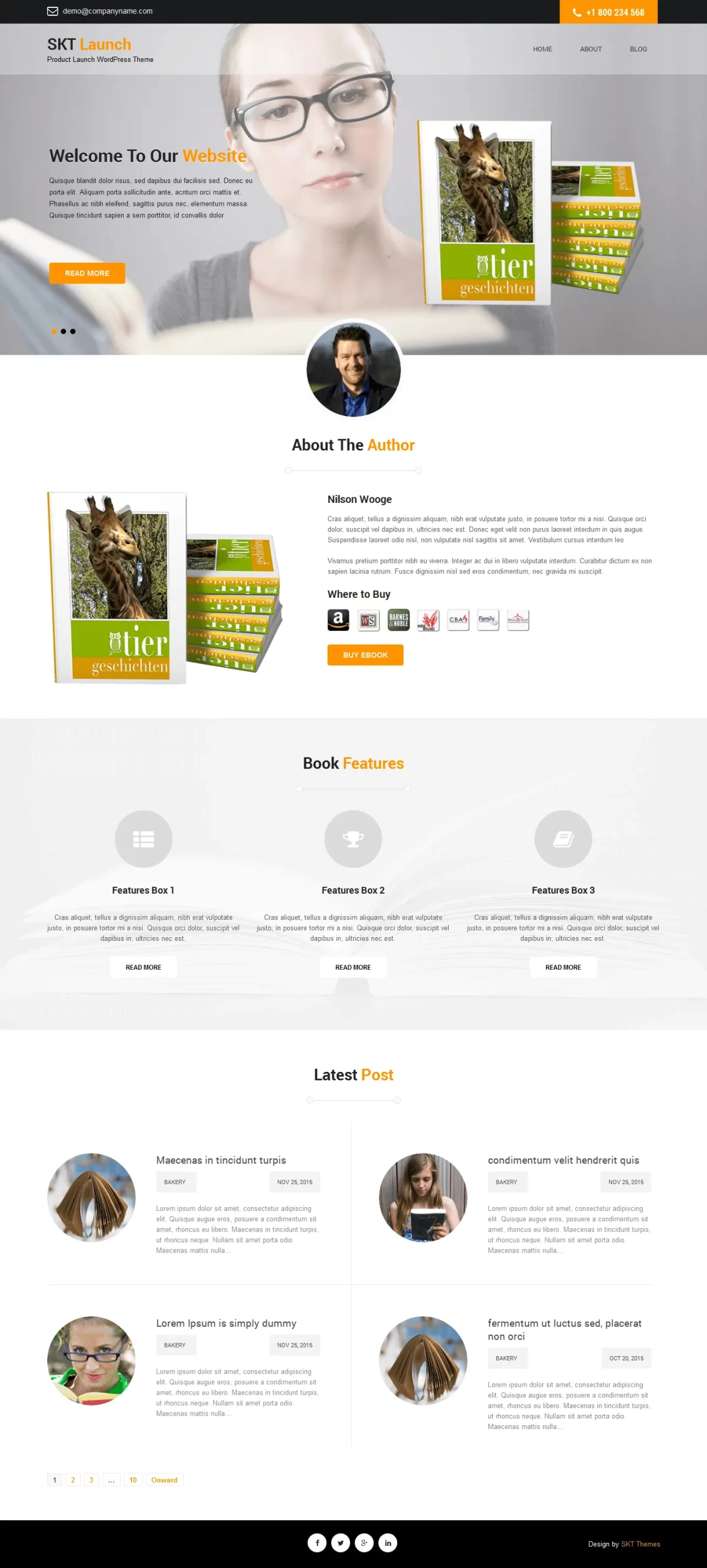 Free Ebook WordPress Theme