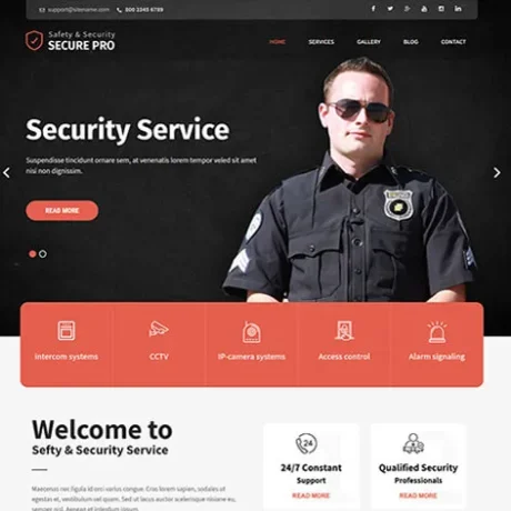 Free Police WordPress Theme