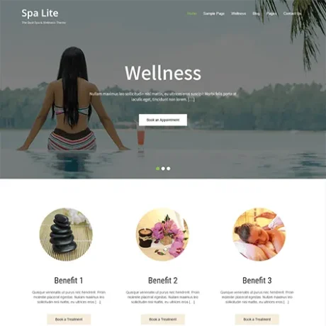 Free Beauty Spa WordPress Theme