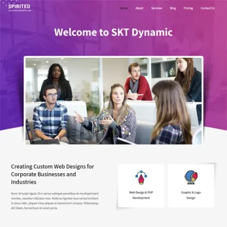 Free Landing Page WordPress Theme