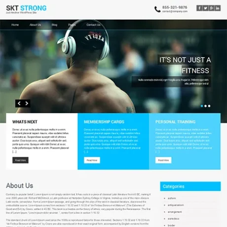 Free IT Business WordPress Theme