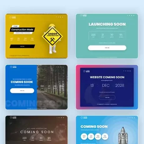 under maintenance WordPress theme