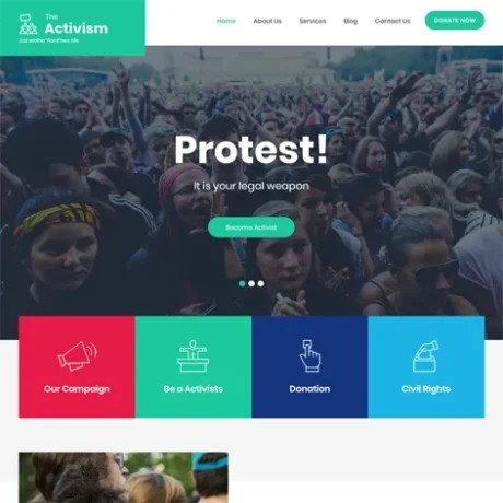 Free Social Activity WordPress Theme