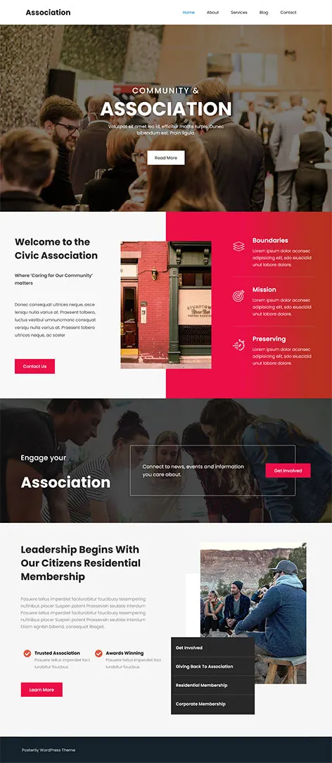 Free Society WordPress Theme