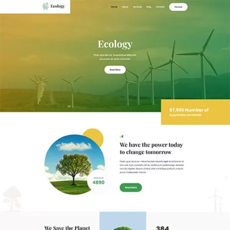 Free Environment WordPress Theme