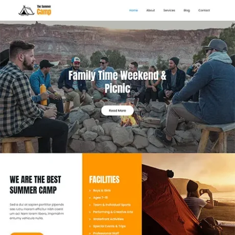 Free Trekking WordPress Theme