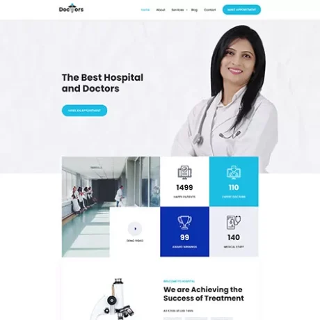 Free Medical Health WordPress Theme