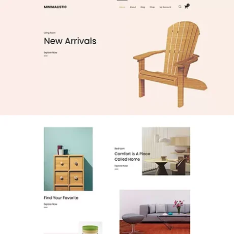 free minimal store WordPress theme