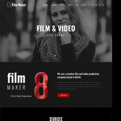 Free Video Streaming WordPress Theme