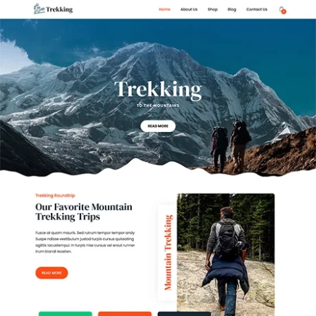 Free Mountaineering WordPress Theme