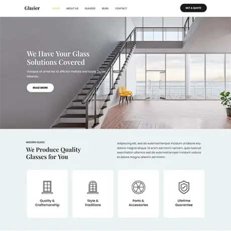 Free Stained Glass WordPress Theme