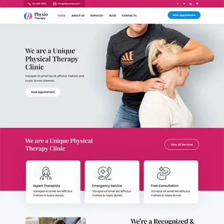 free chiropractor WordPress theme