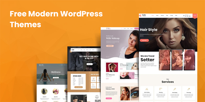 free Modern WordPress Themes for beauty store