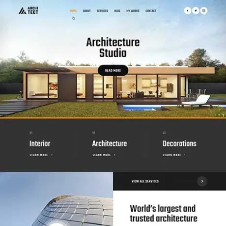 Architecture Company WordPress Theme