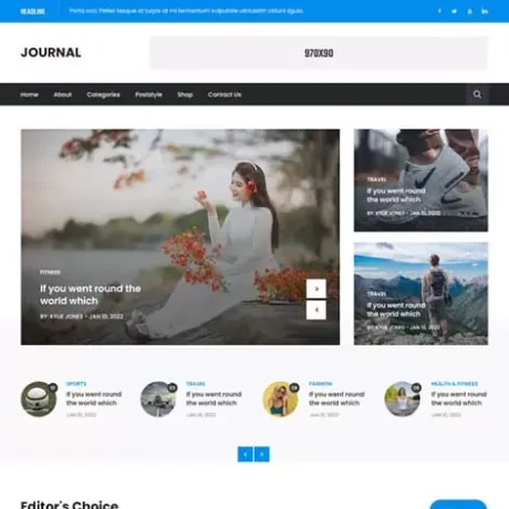 Blogging WordPress Theme