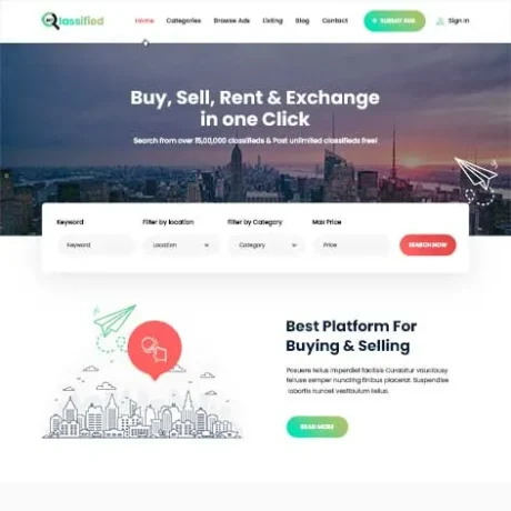 Classified Listing WordPress Theme