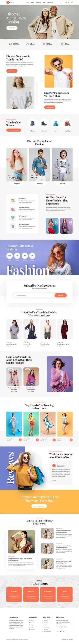Clothing WordPress Theme