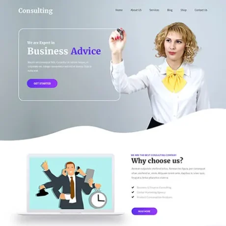 Financial Services WordPress Theme