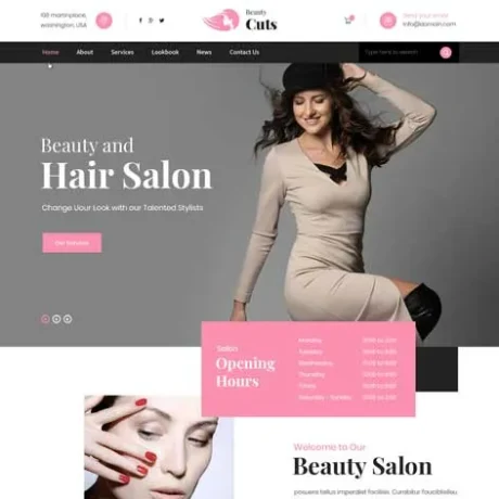 Hair Salon WordPress Theme