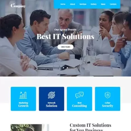 IT Company WordPress Theme