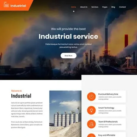 Industrial WordPress Theme