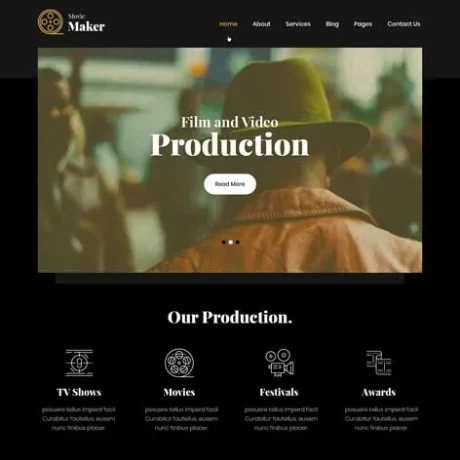 Movie WordPress Theme