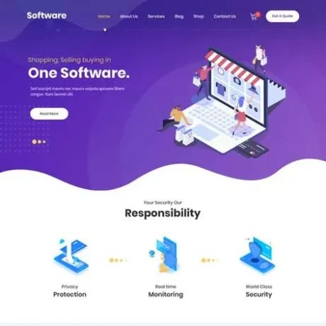 Software WordPress Theme