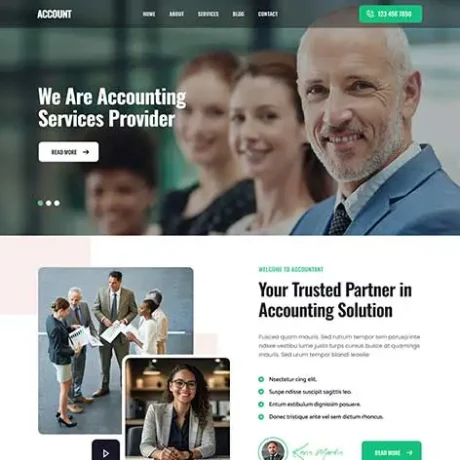 Tax Advisor WordPress Theme