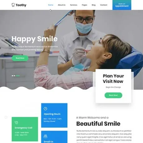 Dentist WordPress Theme