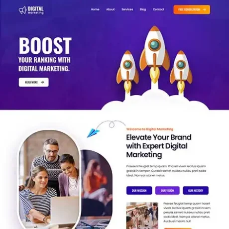 Digital Marketing WordPress Theme