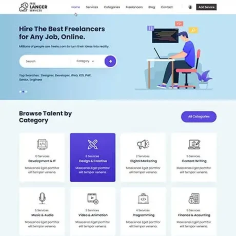 Freelance Marketplace WordPress Theme