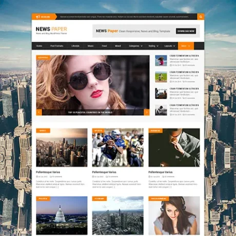 Newspaper WordPress theme