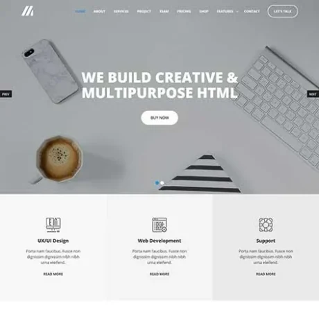 Responsive HTML Template