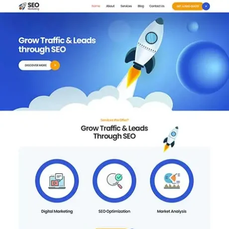 SEO-Friendly WordPress Theme