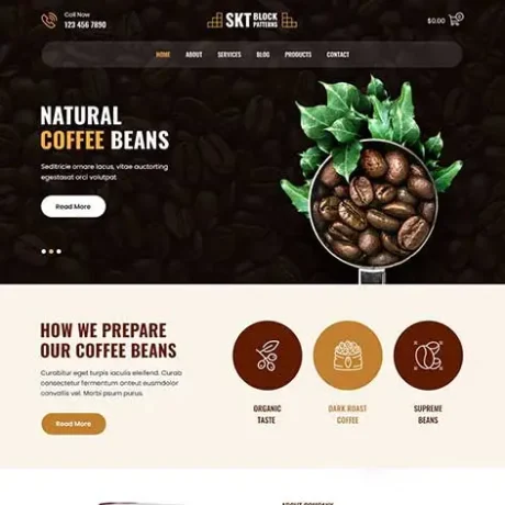 WordPress Coffee Theme