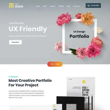 Portfolio Website Template for Web Developer