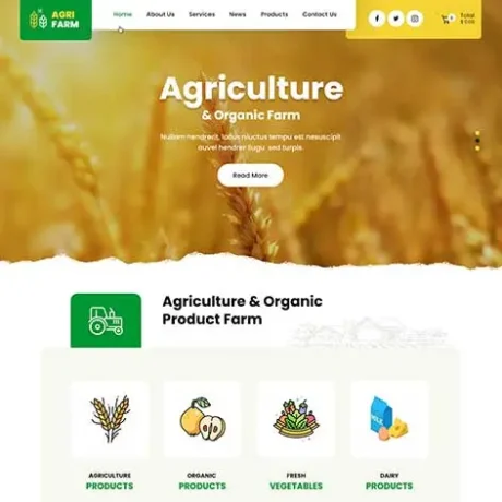 Agriculture WordPress Theme