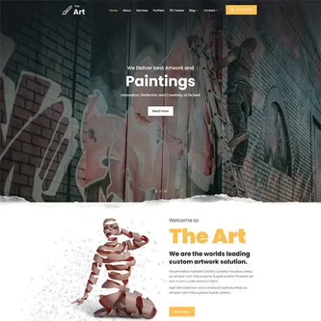 Artists WordPress Theme