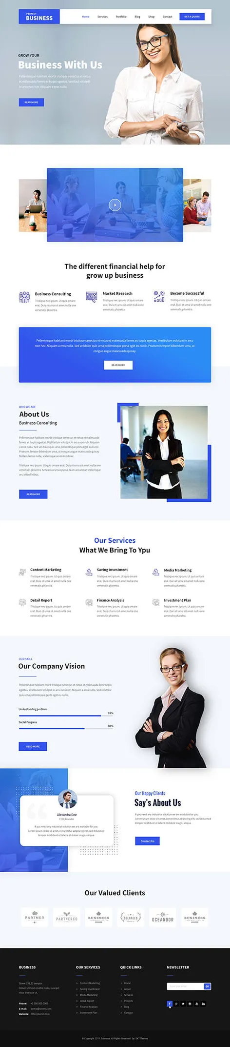 Business Website WordPress Theme