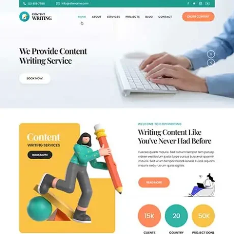 Writers WordPress Theme