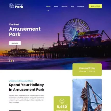 Amusement Park WordPress Theme