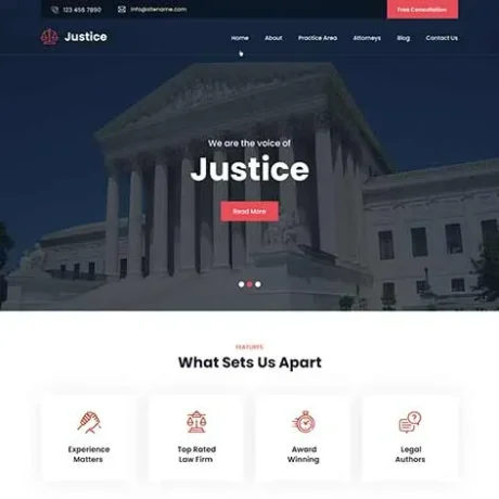 Best Lawyer WordPress Theme for Law Firms