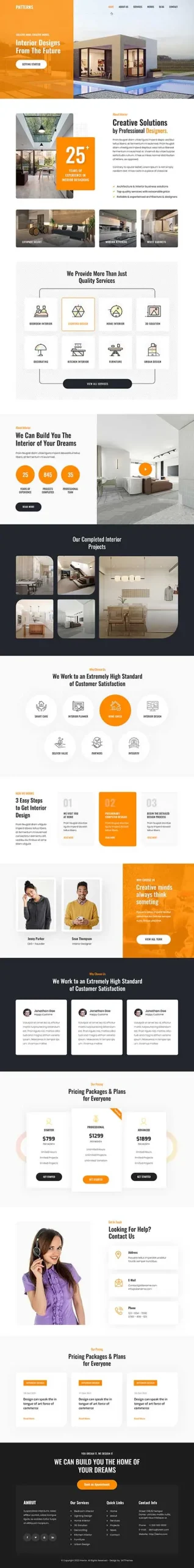 Pattern WordPress Theme