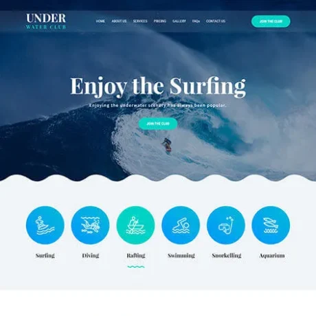 Boat and Marine WordPress Theme for Yacht Charters and Water Adventure Sites